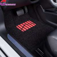 pvc coil 3d car floor mat with spike backing